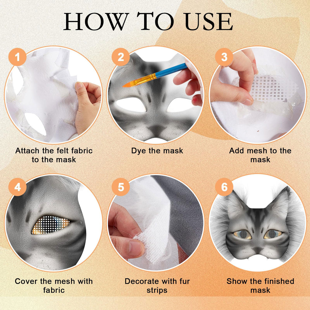 Seenelling therian mask package versatile base for events and cosplay