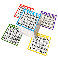 SEETOOOGAMES bingo books-1000 cards; durable and ready for group play