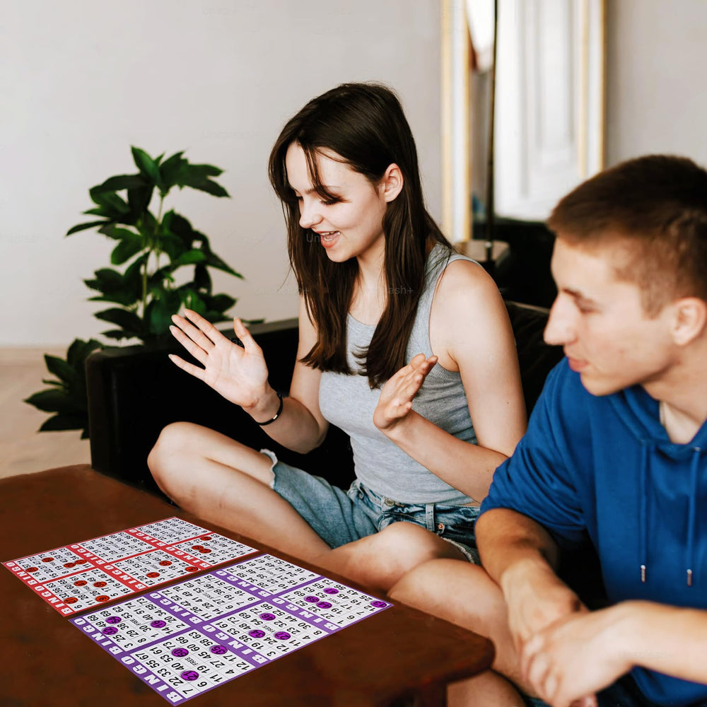 SEETOOOGAMES bingo cards color variants blue green yellow red purple for vibrant gameplay