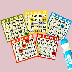 SEETOOOGAMES Bingo Daubers blue dots for ocean scenes and classroom color drills