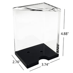 SEETOOOGAMES clear acrylic tray with 6-deck capacity for larger card game sessions.