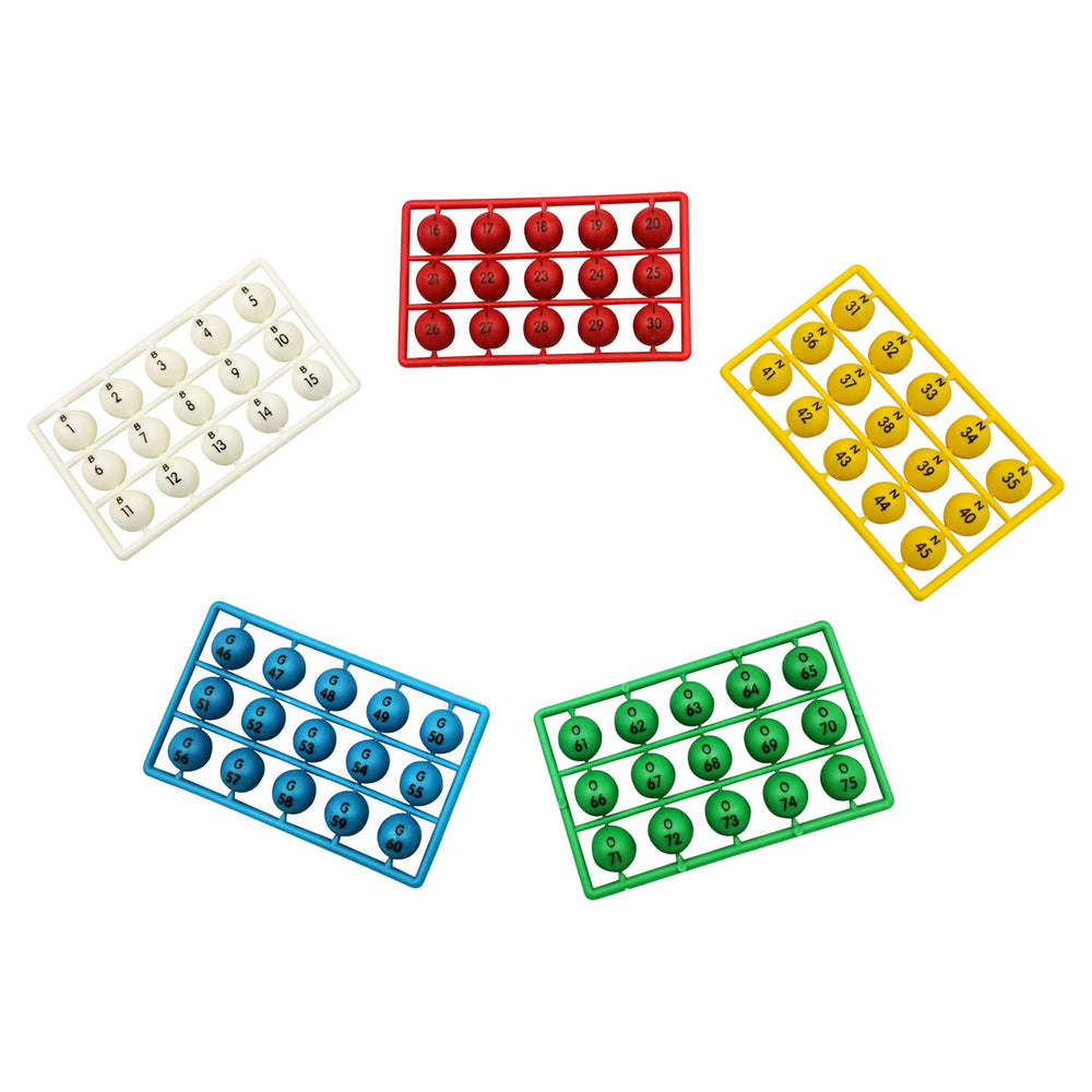 SEETOOOGAMES deluxe bingo balls 75 enable fast, readable draws.