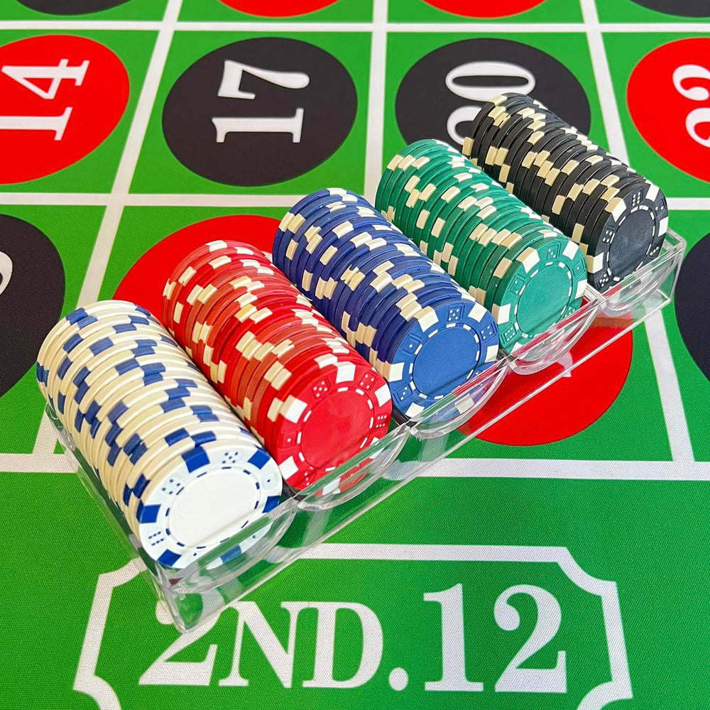 SEETOOOGAMES poker chip 11.5g diameter for authentic weight and feel.