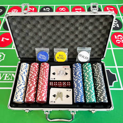 SEETOOOGAMES poker chip dice-stripe on both sides adds classic style.
