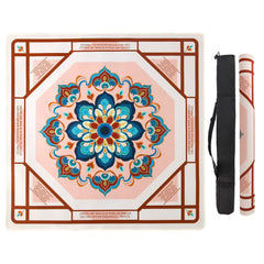 Seeuagn 31.5-inch square mahjong mat folded for travel and storage
