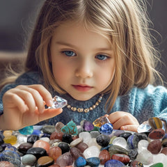 SeeuFun gemstone set box packaging for easy storage and learning