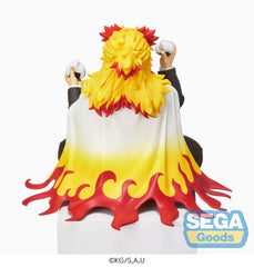 SEGA Demon Slayer Kyojuro Rengoku base detail highlighting collectible craftsmanship