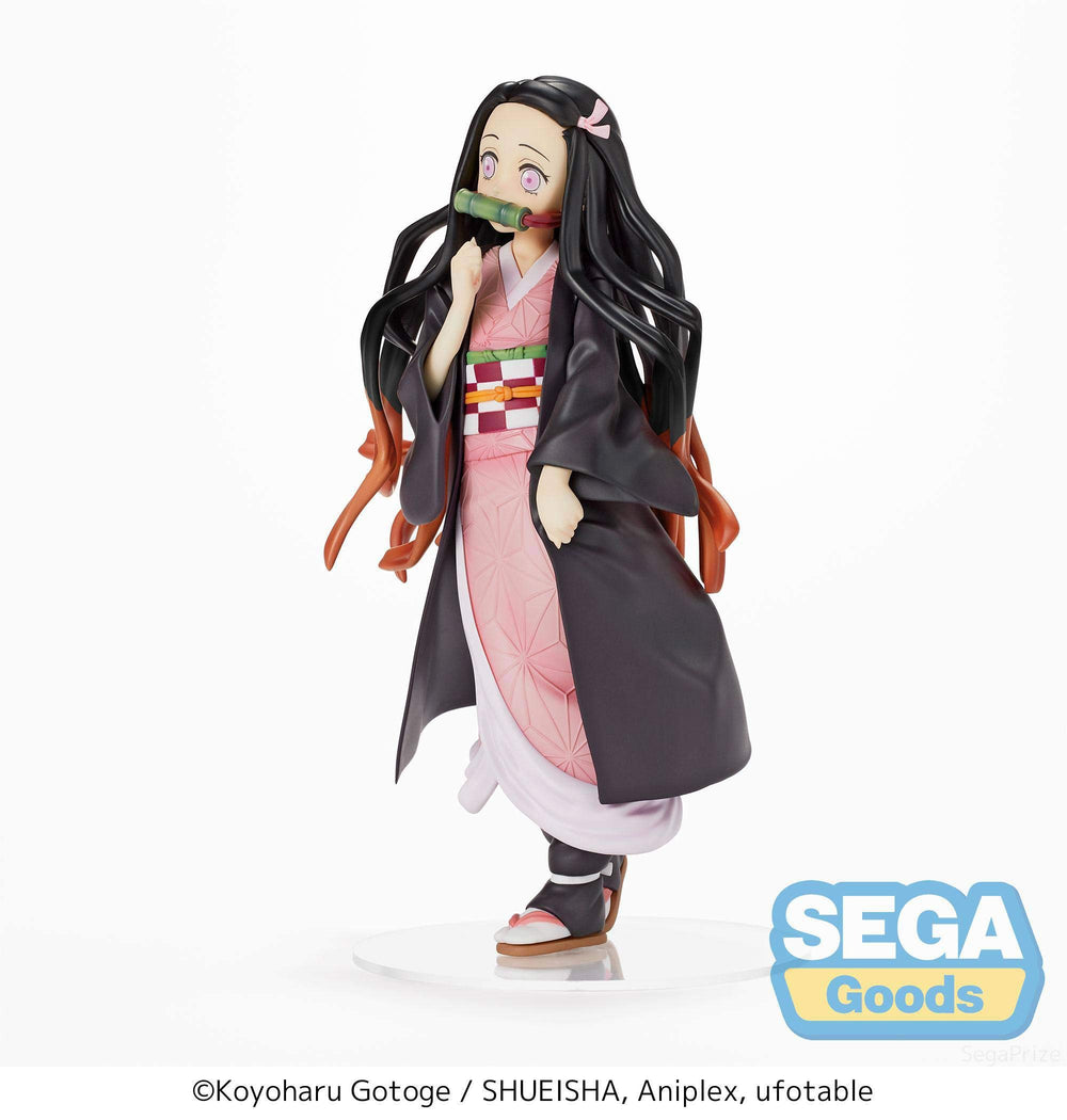 SEGA Demon Slayer Nezuko Kamado figure multicolor option showcases color depth.