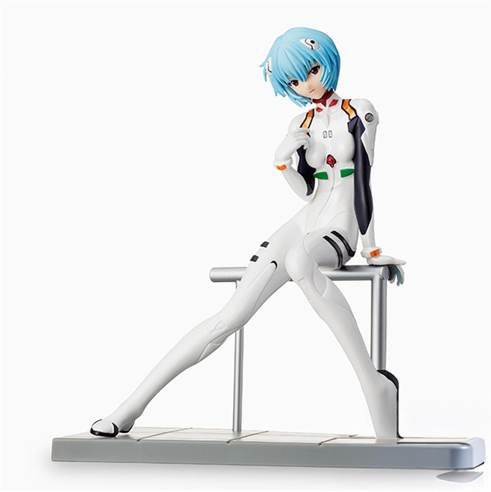 SEGA Rei Ayanami LPM figure with base stand for stable display.