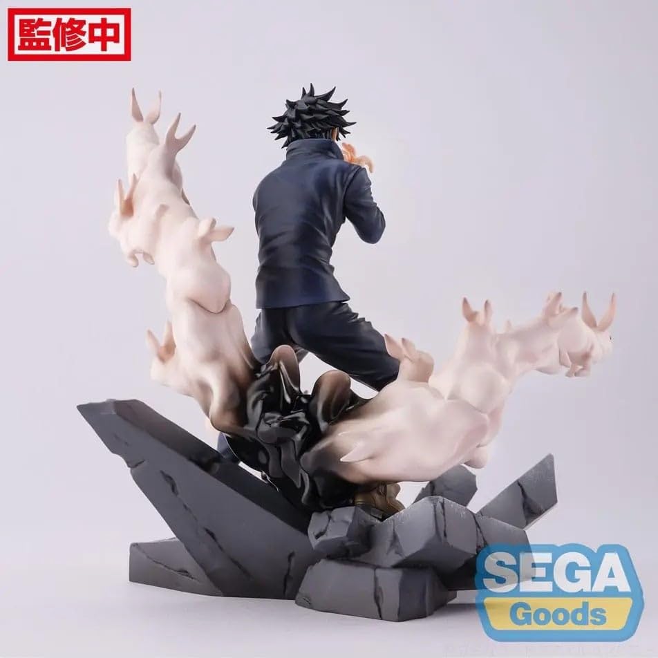 SEGA Megumi Fushiguro figure in action pose for display options.
