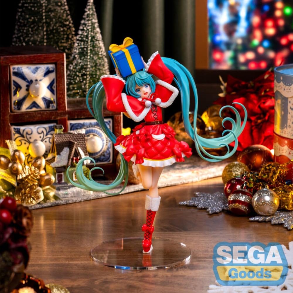 Packaging image inspiration for SEGA Hatsune Miku Christmas 2024 Ver. Luminasta
