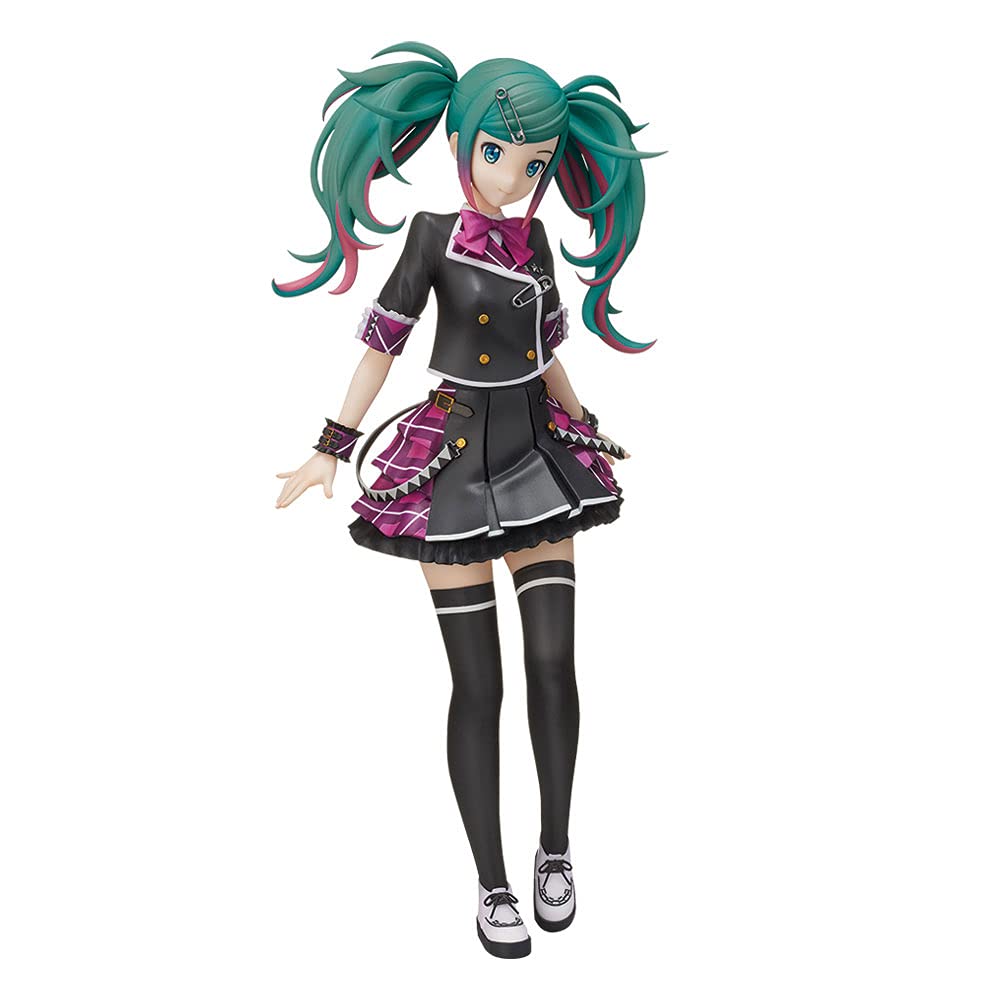 SEGA Hatsune Miku Classroom Miku SPM Figure with base stand for stable display.