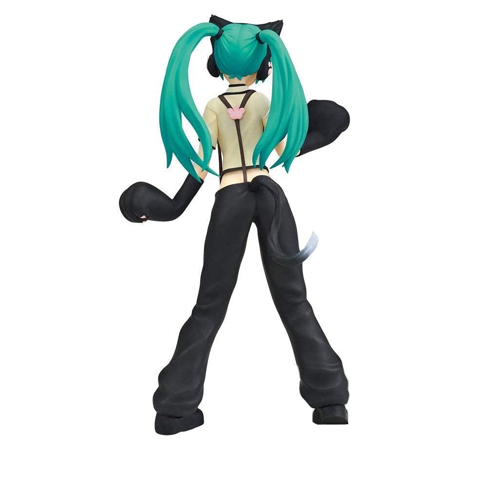 SEGA Hatsune Miku Nyanko close-up showing detailed sculpt and vibrant styling