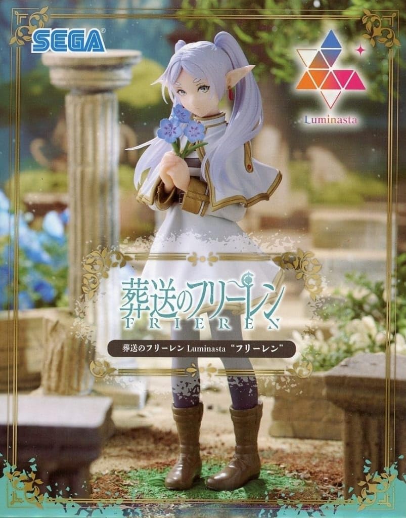 SEGA Luminasta Frieren figure color scheme enhances shelf decor
