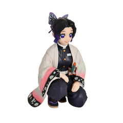 SEGA Shinobu Kocho PM Perching Figure on display shelf for Demon Slayer fans.