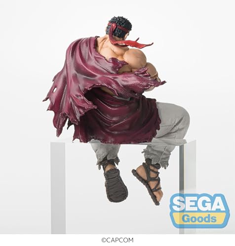 SEGA Street Fighter 6 PM Ryu figure base stand included, stable display option.