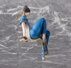 SEGA Street Fighter 6 PM Chun-Li figure with base stand for stable shelf display