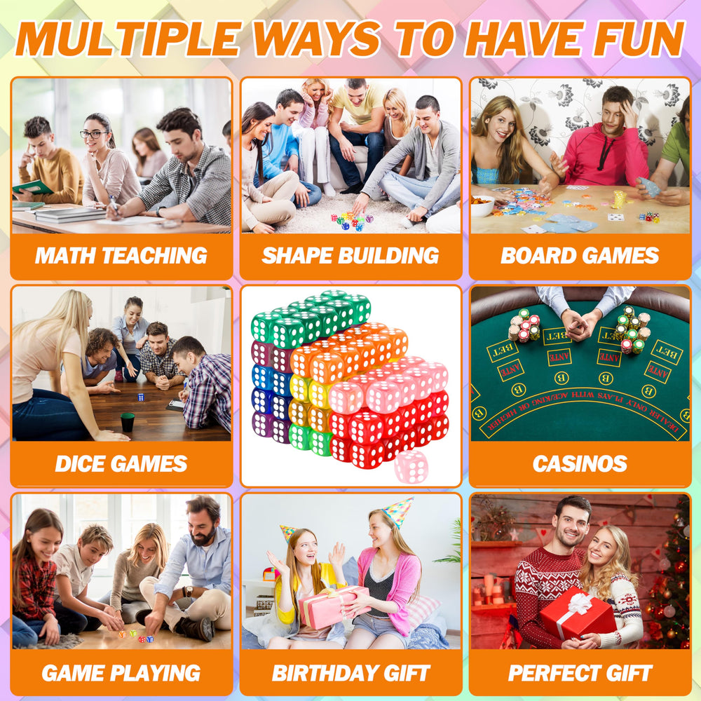 Seifar classroom-friendly dice set for math and probability activities.