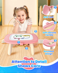 Seimome pink eco-friendly ABS materials ensure safe, non-toxic play.