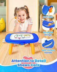 Seimome Portable travel-size board fits bags for on-the-go fun.