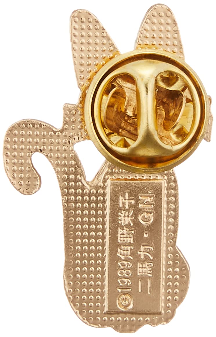 Seisen Ghibli pin badge Gigi smile MH-02 on jacket, eye-catching lapel accessory