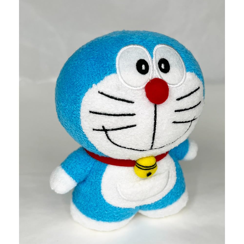 Sekiguchi Doraemon plush back view showing charming detailing