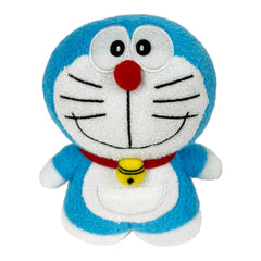 Sekiguchi Doraemon plush front view with soft fabric for cozy display