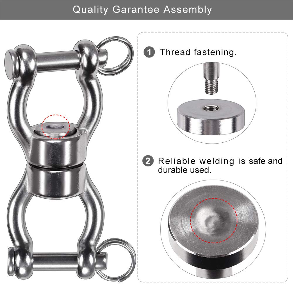 SELEWARE swivel demonstrates 360-degree rotation with a compact, balanced profile.