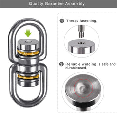 SELEWARE swivel ring in durable metal supports reliable overhead setups