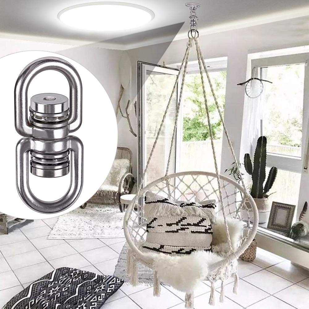 SELEWARE tree-swing setup with swivel for secure outdoor play.