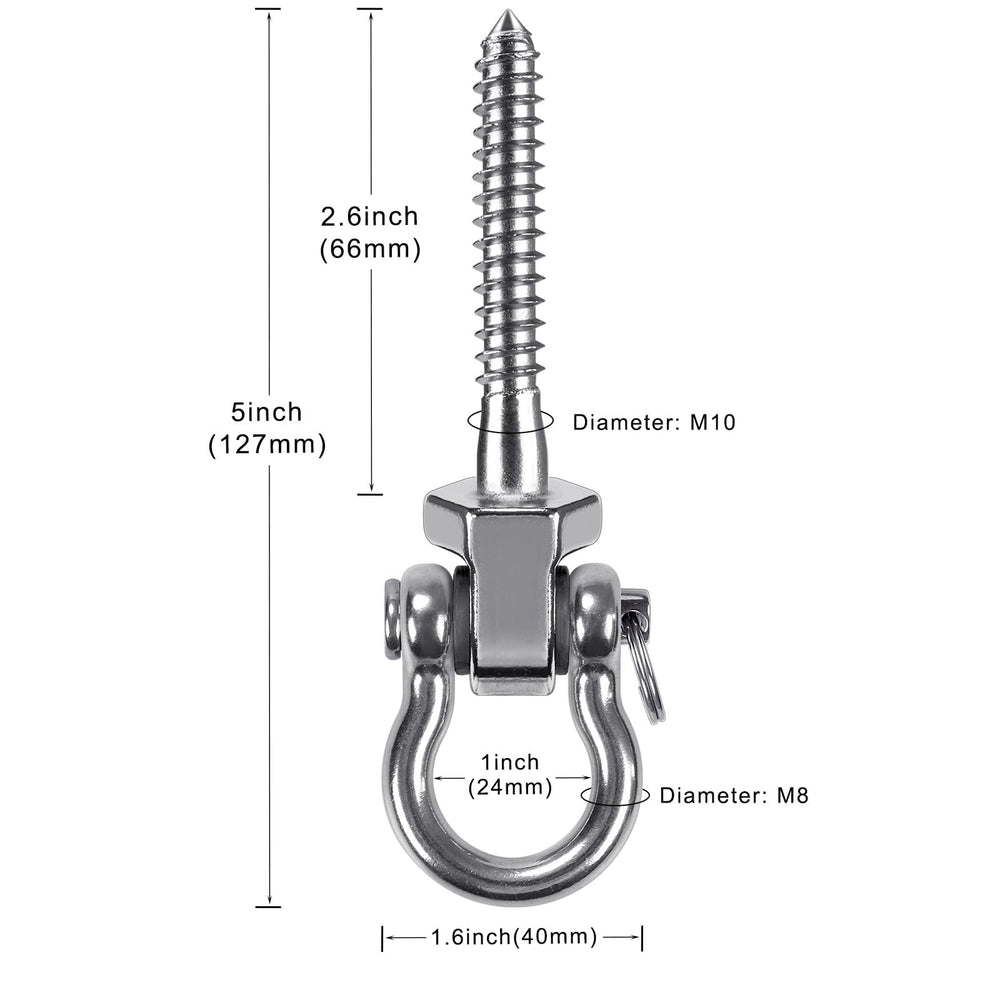 SELEWARE versatile swing hanger suitable for porch swings, yoga swings, hammocks, and more.