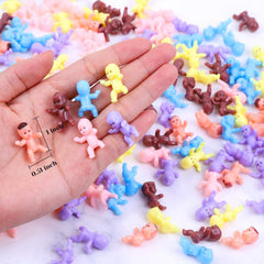 Selizo close-up of baby figurines showing cute poses and tiny details.