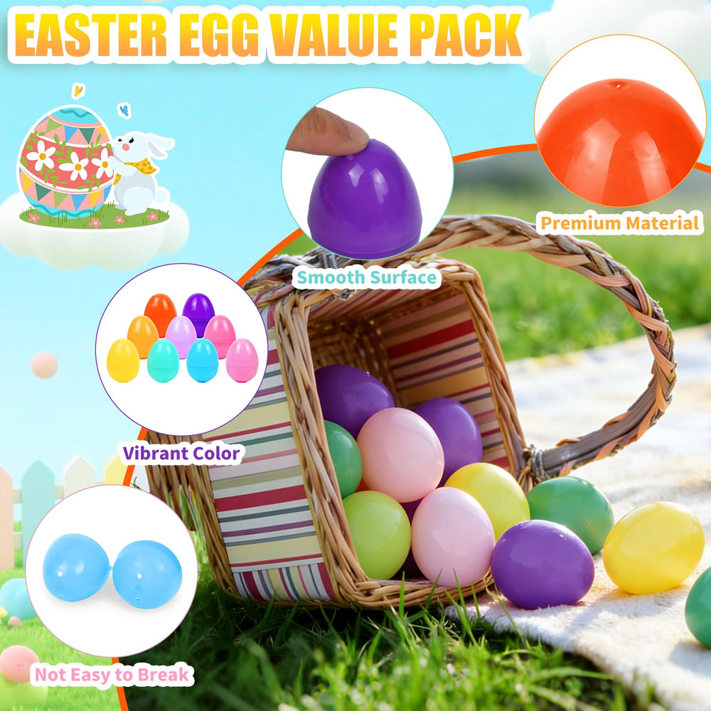 SEMITIMES eggs with smooth surface for safe handling by kids.