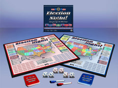 Election Night PlaySmart Dice helps recall multiplication facts during game rounds.