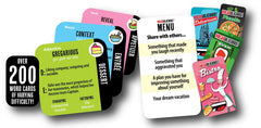 VOCABULICIOUS dessert cards offer advanced language weaving opportunities.