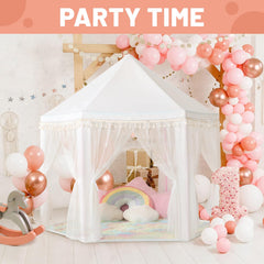 Senodeer princess tent private play space offers a magical princess corner.