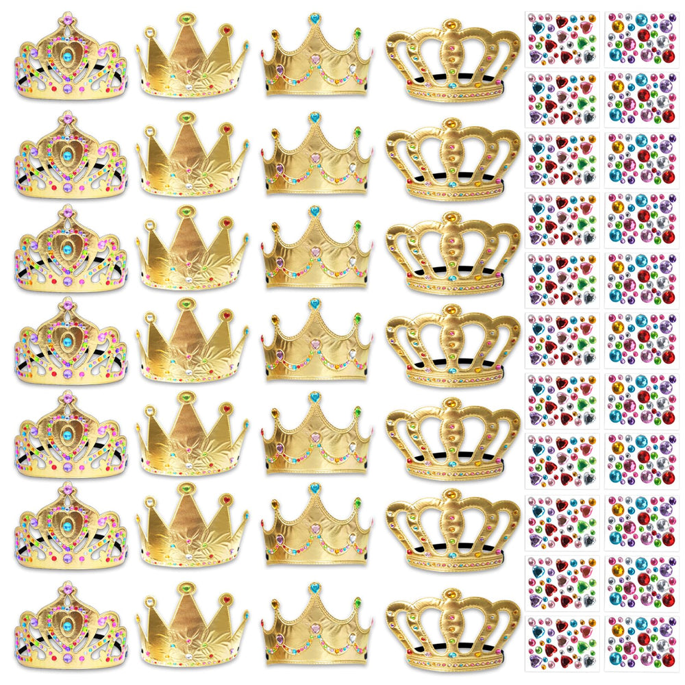 SENONAPO foam crowns kit packaging for quick party setup and gifting