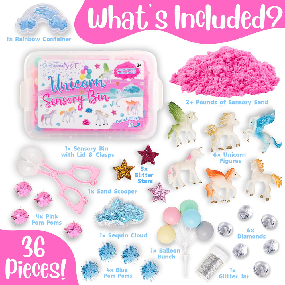 Sensationally OT 2 lb magic sand provides tactile fun for curious hands.
