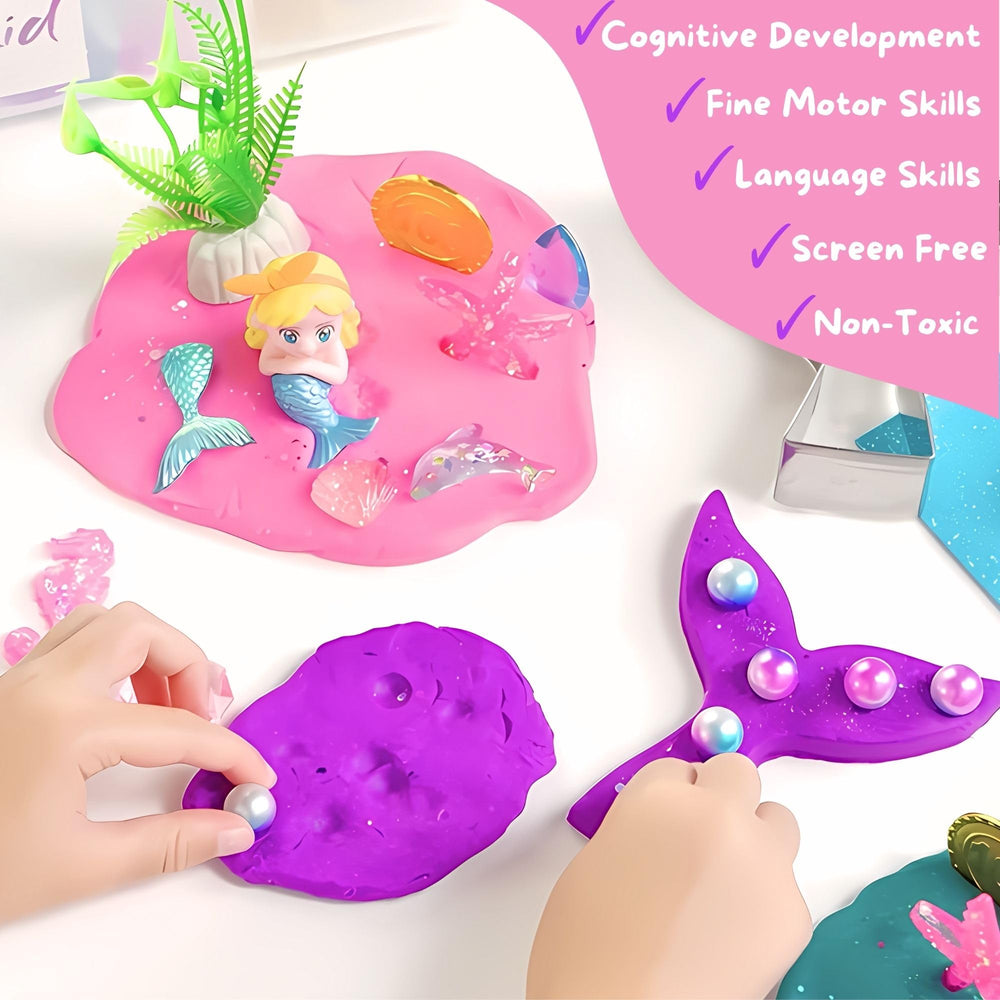 Sensationally OT Mermaid seahorse and starfish accessories support textured play.