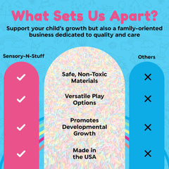 Sensory-N-Stuff handcrafted design suits little hands.