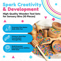 Sensory-N-Stuff honey dipper offers safe sensory scooping.