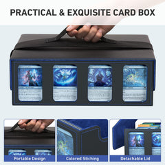 SENVINI magnetic closure secures your collection during transport.