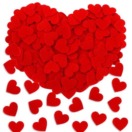 SEPGLITTER Valentine hearts 300pc pack for versatile craft projects.