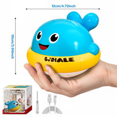 SEPHIX bath-time sensory toy with automatic spray sparks curiosity