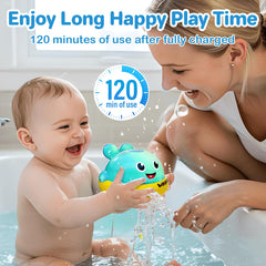 SEPHIX tiny sprinkler bath toy offers versatile tub and pool fun