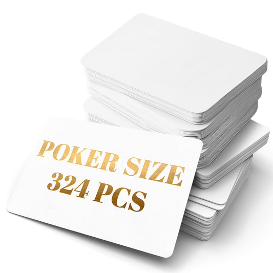 SeptCity blank playing cards pack front view, ideal for custom games and hands-on learning.