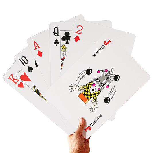 SeptCity jumbo playing cards giant theme pack ideal for memorable game nights