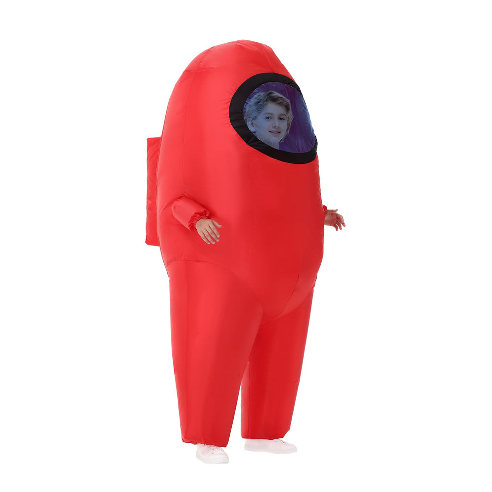 Servllcell inflatable astronaut costume for kids, ideal for Halloween