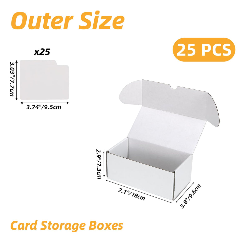 Serwrsw bulk storage box open lid for easy access and sorting of cards