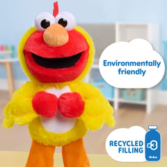 Soft 13-inch Sesame Street Elmo plush for cozy cuddles